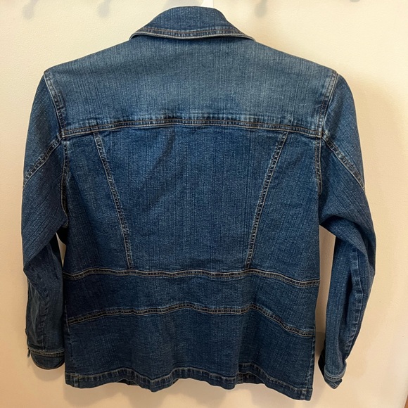 Womens St.Johns Bay Stretch Size L Jean Type Of Jacket " BEAUTIFUL JACKET " - Picture 2 of 3